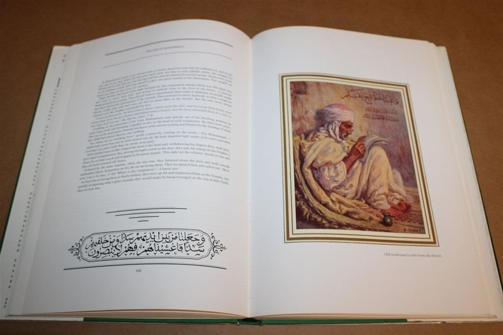 The Life of Mohammad — Biografie Profeet, Dinet Illustraties, Ophalen of Verzenden, Gelezen