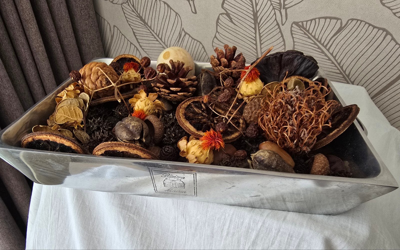 rivièra maison schaal, Ophalen, Zo goed als nieuw, Rond, Glas