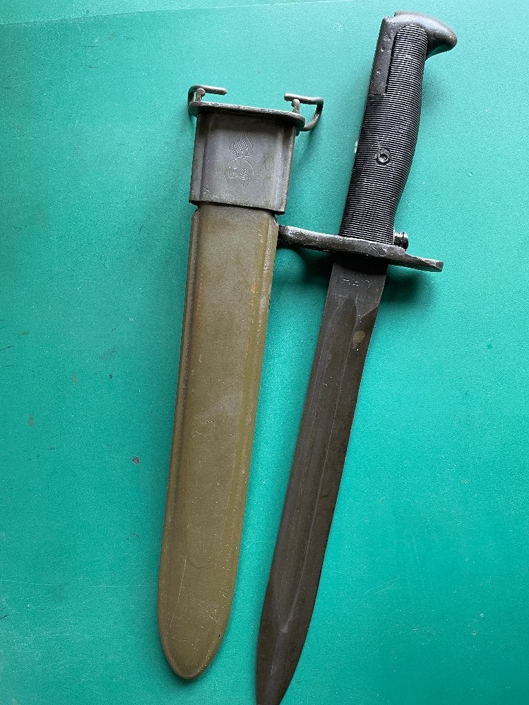Garand Bajonet origineel wo2 ww2, Verzamelen, Militaria | Tweede Wereldoorlog, Ophalen of Verzenden, Landmacht, Amerika, Mes of Dolk