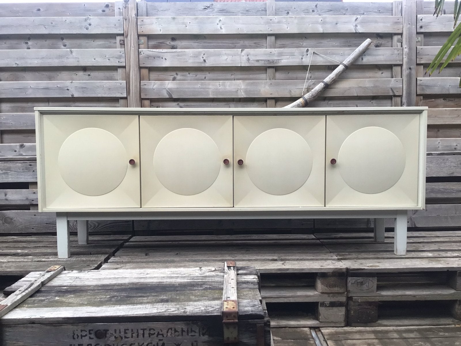Vintage Spage Age 70s Dressoir, Ophalen, Gebruikt, 150 tot 200 cm, Minder dan 100 cm