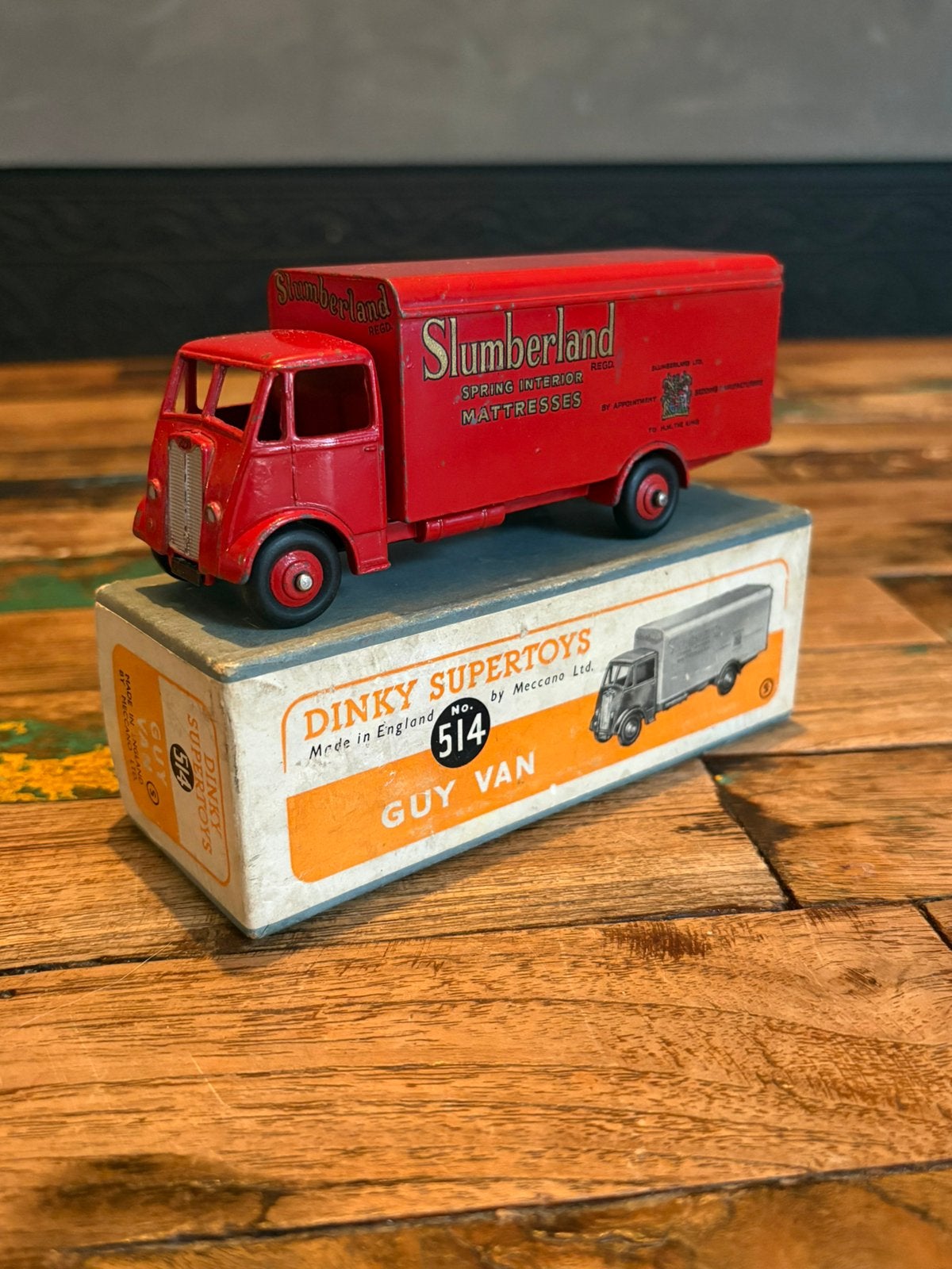 Dinky Supertoys 514-G Guy Otter Van Slumberland 1949-1952, Ophalen of Verzenden, Zo goed als nieuw