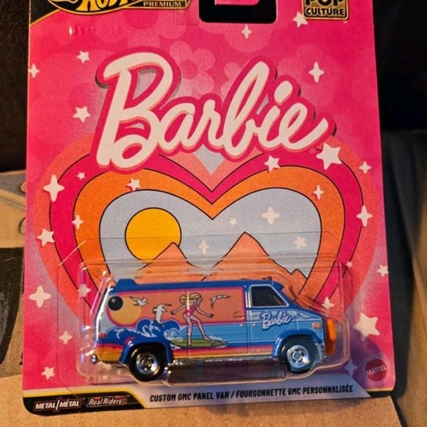 Hot Wheels Premium Barbie Custom GMC Panel Van Pop Culture, Nieuw, Ophalen of Verzenden, Service.nl@mattel.com, Mattel