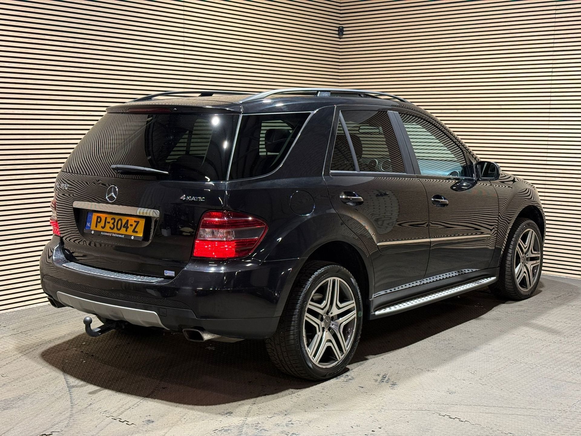 Mercedes-Benz M-klasse 350 | Automaat | Leder | Dakje | Trek, Auto's, Automaat, Gebruikt, Zwart, Zwart