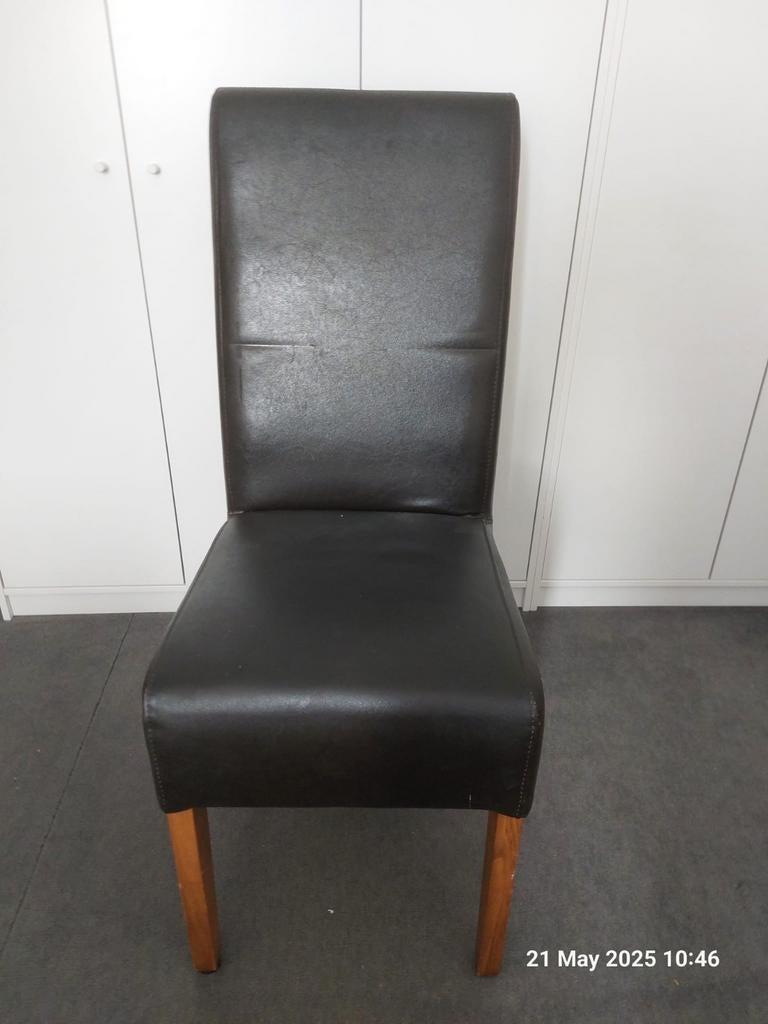 3 Eetkamerstoelen te koop, Ophalen, Zwart
