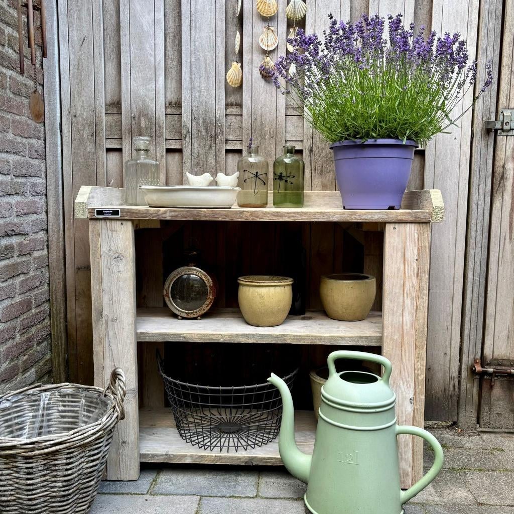 Oppottafels en sidetables van steigerhout, Tuin en Terras, Verzenden, Nieuw