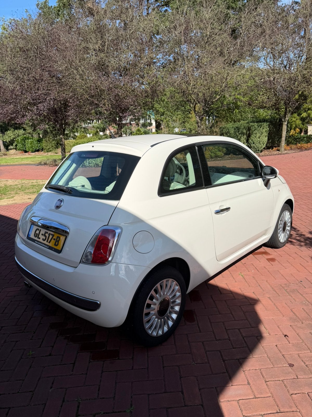 Fiat 500 1.2 C 2010 Wit, Voorwielaandrijving, Dealer onderhouden, Stof, 4 cilinders