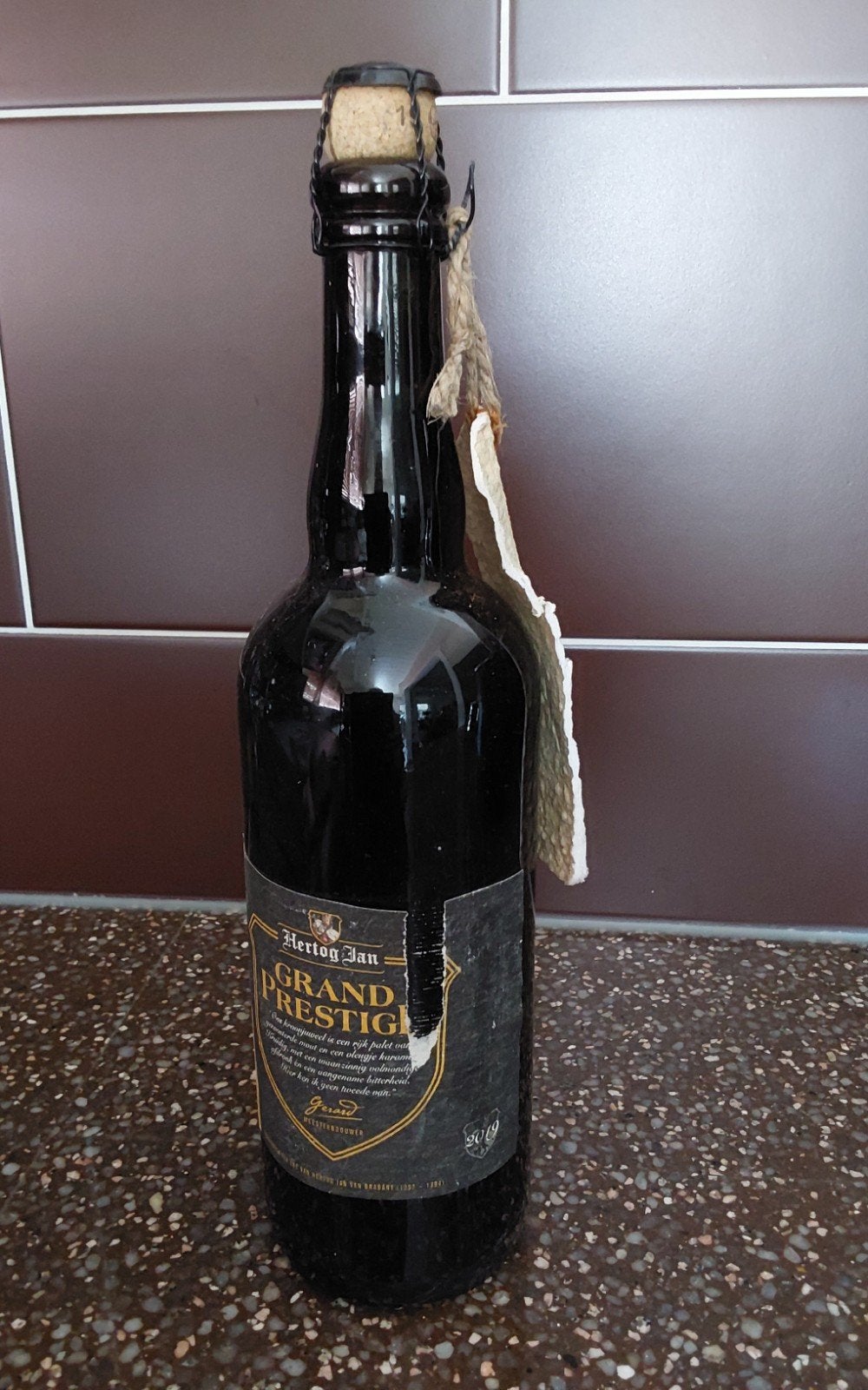 Hertog Jan Grand Prestige 2019 bierfles, Verzamelen, Biermerken, Ophalen, Nieuw, Flesje(s), Hertog Jan