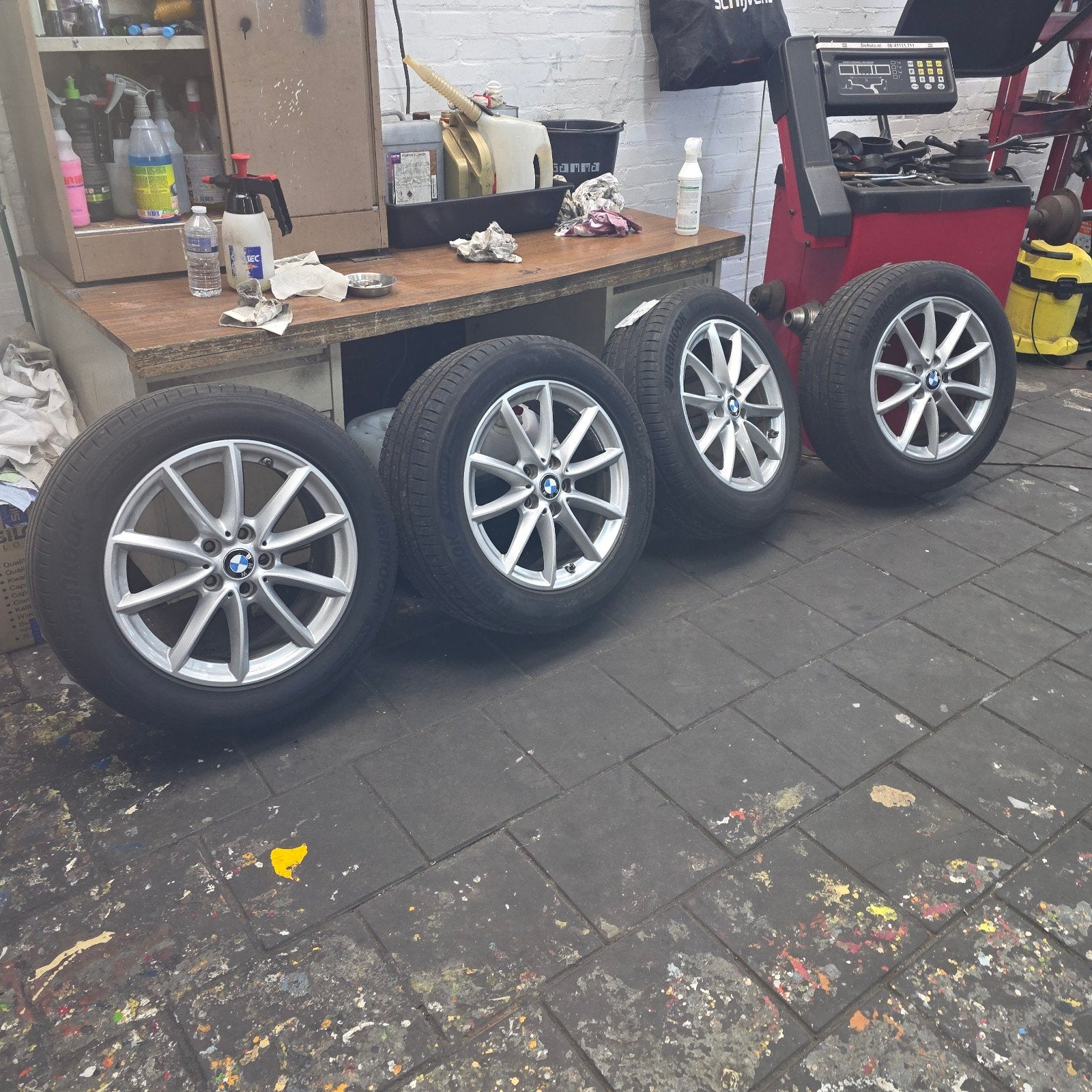 bmw x1 velgen met zomerbanden 225/55/17, Auto-onderdelen, Banden en Velgen, Gebruikt, 17 inch, Ophalen of Verzenden, Band(en)