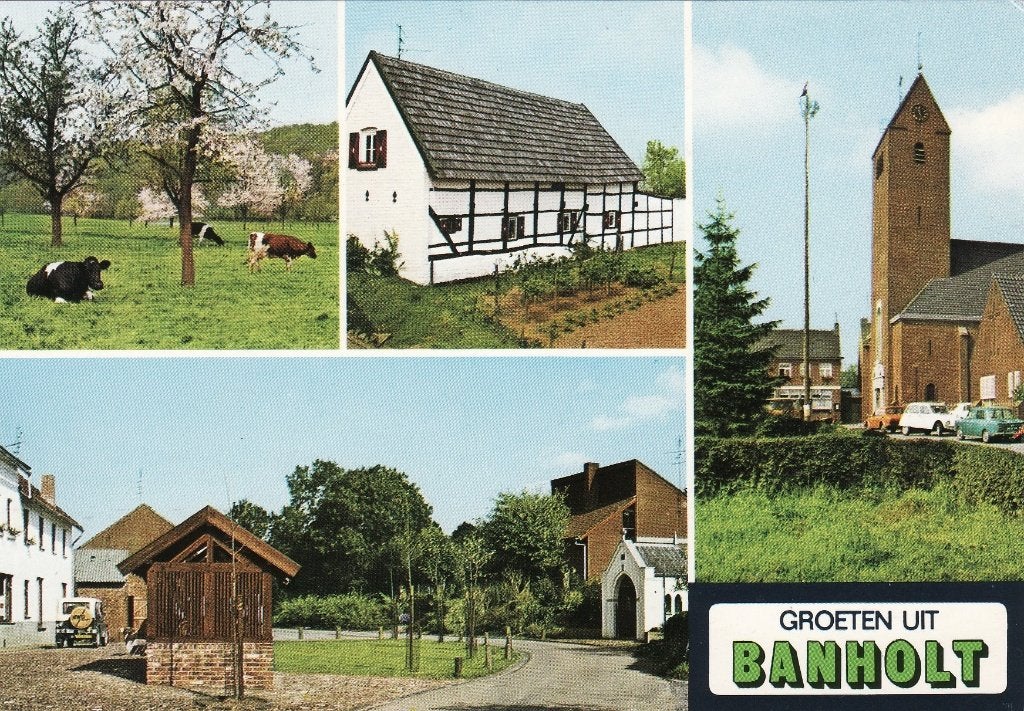 Banholt Groeten Koe Kerk Ongelopen 1993, Verzenden, 1980 tot heden, Ongelopen, Limburg