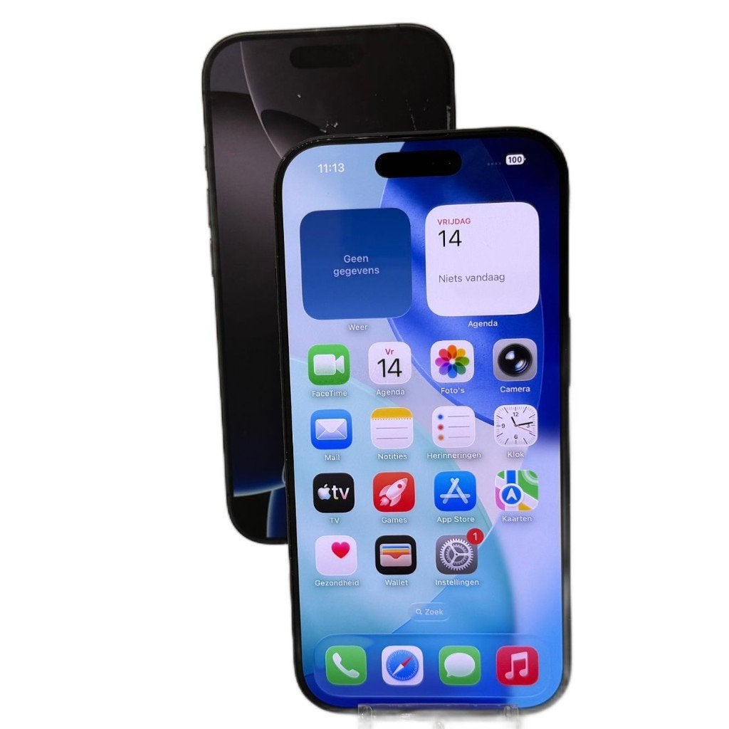 iPhone 16 Pro 256GB Zwart | In doos | Gebruikt |, Gebruikt, Toulonselaan 72, Ophalen of Verzenden, Zonder simlock