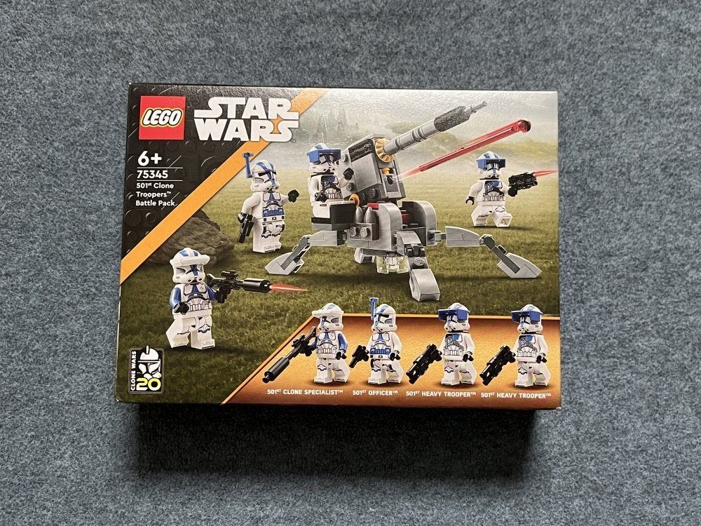 Lego 75345 Star Wars 501st Clone Troopers Battle Pack NIEUW, Kinderen en Baby's, Speelgoed | Duplo en Lego, Compleet, Star Wars