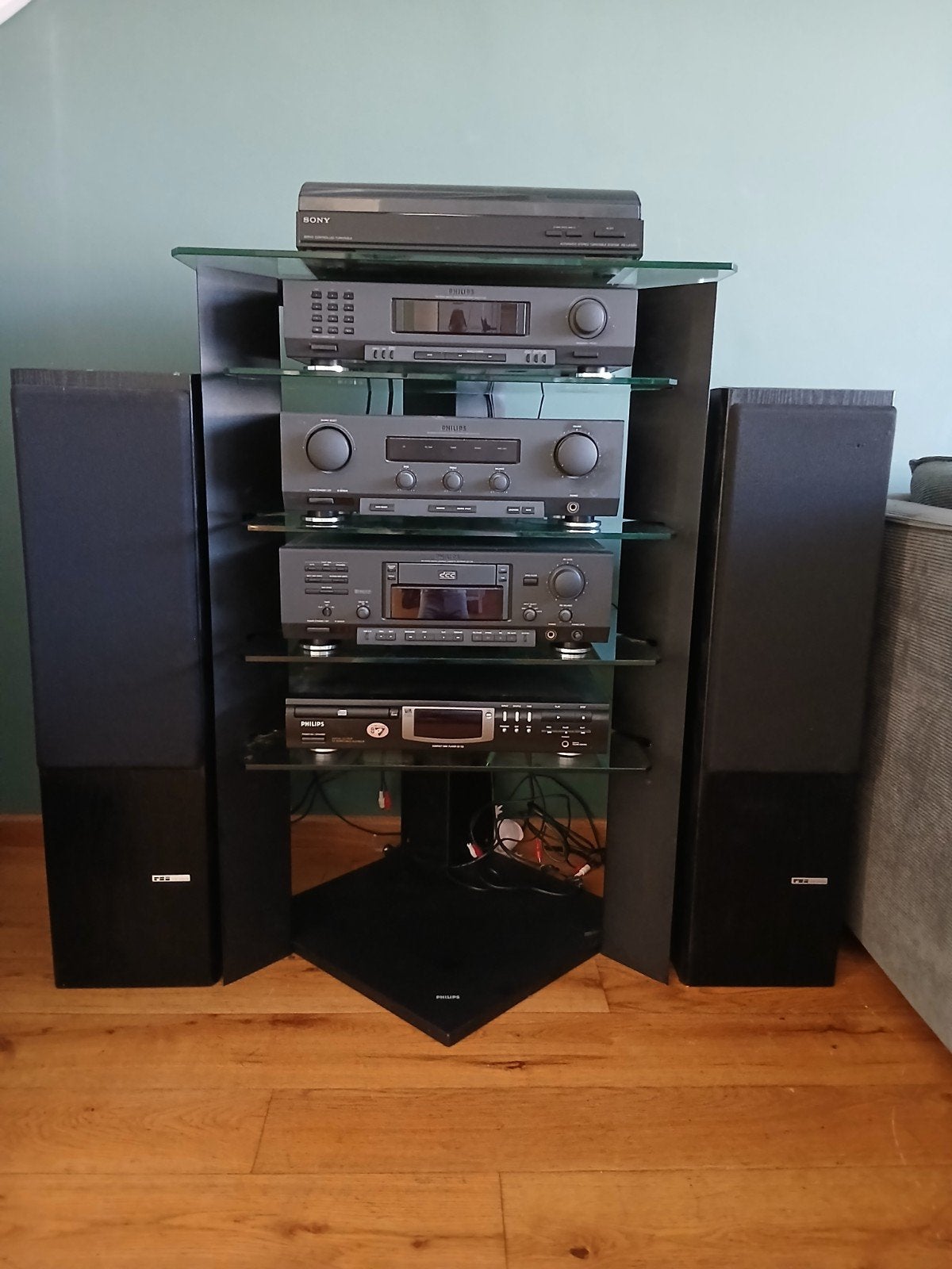 Philips Hifi Set met PSS Design Speakers, Audio, Tv en Foto, Ophalen, Gebruikt, Cd-speler, Philips