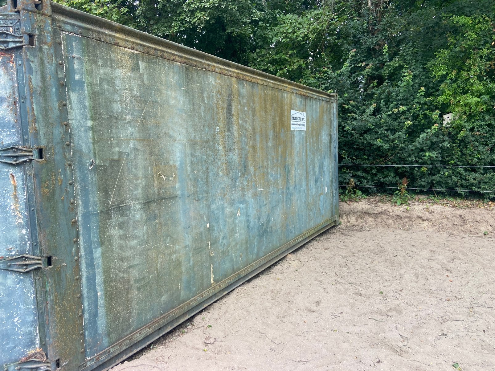 Container / schuilstal L 6m x B 2,5m H 2,5m, Weidegang, 1 paard of pony