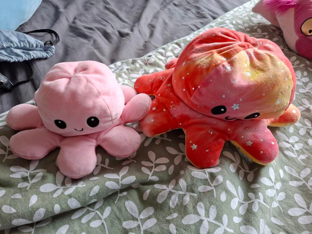 Knuffels octopus, Kinderen en Baby's, Speelgoed | Knuffels en Pluche, Ophalen of Verzenden, Zo goed als nieuw, Overige typen