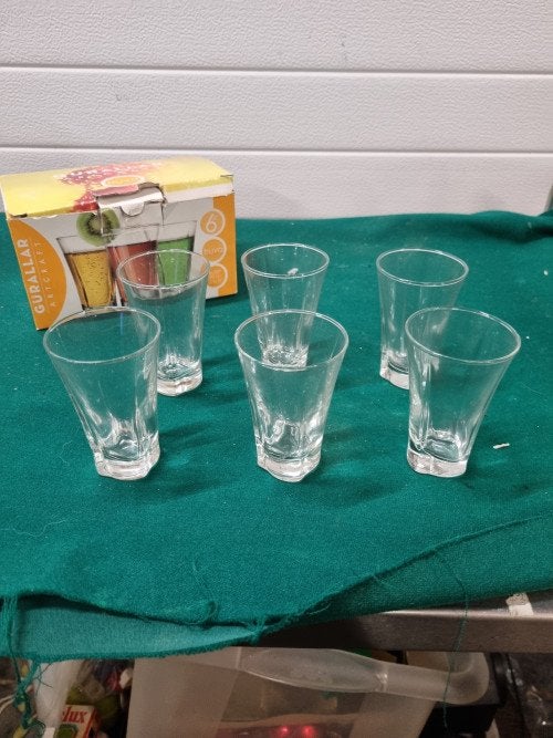 Amuse glaasjes zes stuks truva, Ophalen of Verzenden, 'T Olde Gre-j, Info@toldegrej.nl, Endepoelstraat 20f Didam