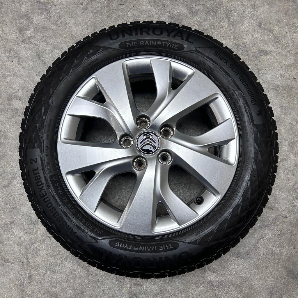 16 inch velgen + 4S banden Citroen C4 (grand) Picasso, Gebruikt, 16 inch, Banden en Velgen, Personenwagen