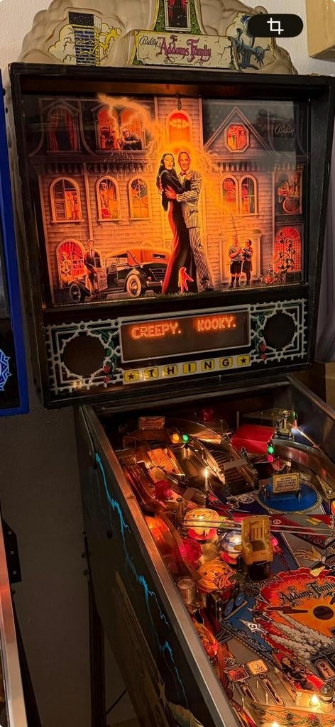 The Addams Family Flipperkast - Bally - Nette staat, Verzamelen, Automaten | Flipperkasten, Gebruikt, Bally, Ophalen of Verzenden