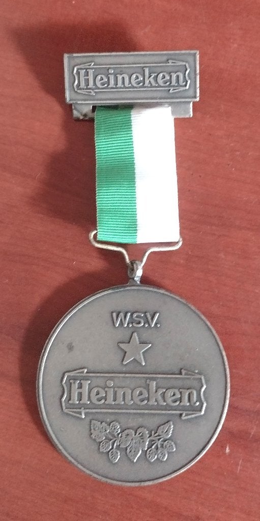 Heineken “Medaille” Speldje., Ophalen of Verzenden, Gebruikt, Overige typen, Heineken