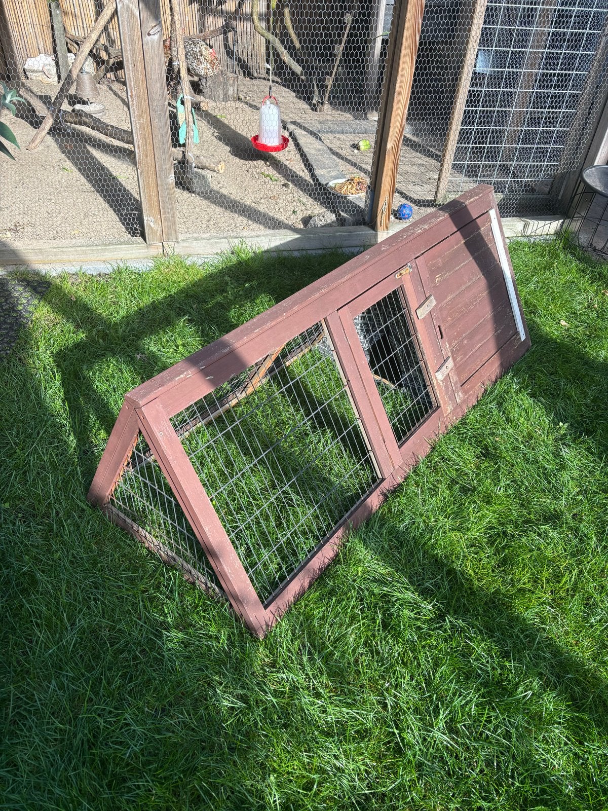 Buitenhok konijn of cavia, Dieren en Toebehoren, Ophalen, 90 cm of meer, Konijn, Hok