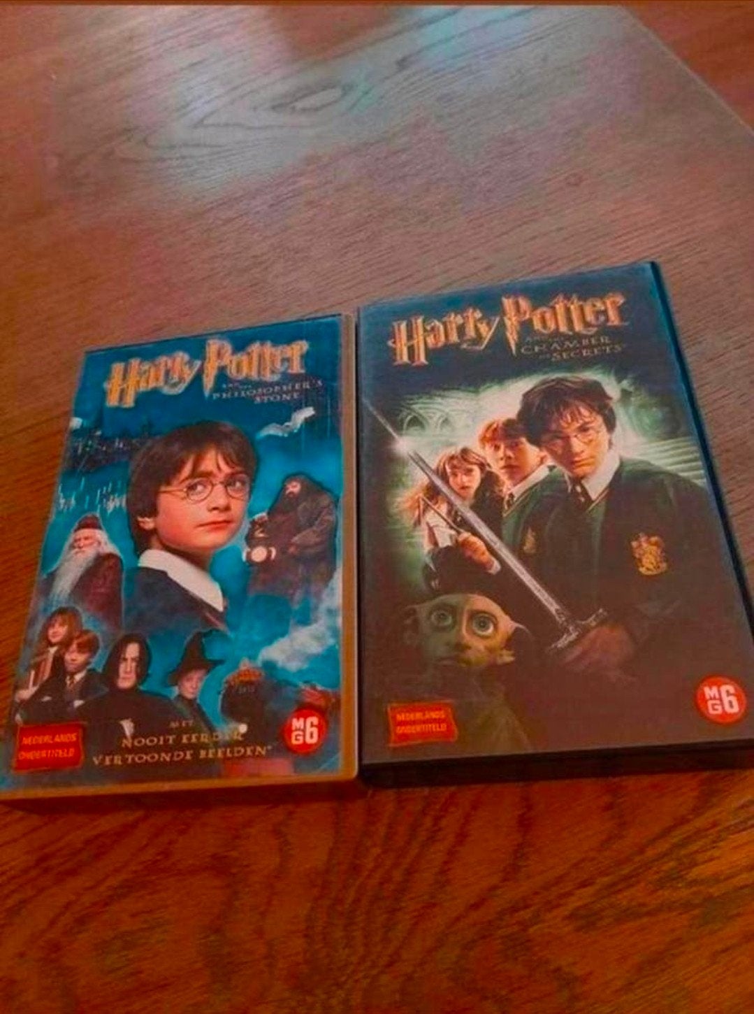 Harry Potter 1 en 2 op videoband. Engels gesproken., Cd's en Dvd's, VHS | Film, Vanaf 6 jaar, Ophalen of Verzenden, Gebruikt, Science Fiction en Fantasy