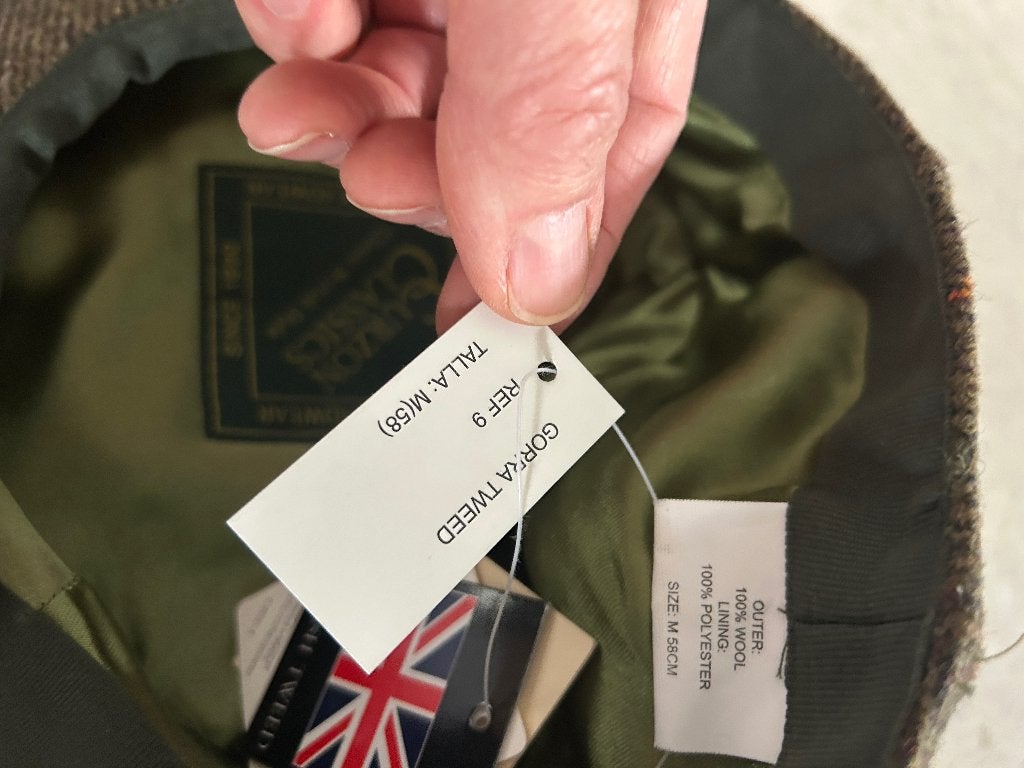 Prachtige pet, British style, 100% wol, maat 58, Ophalen of Verzenden, Nieuw
