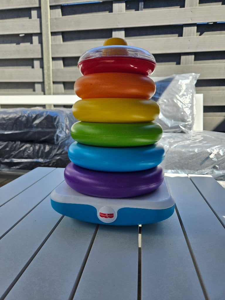 Fisher Price grote stapelringen, Kinderen en Baby's, Speelgoed | Fisher-Price, Ophalen, Zo goed als nieuw, Speelset