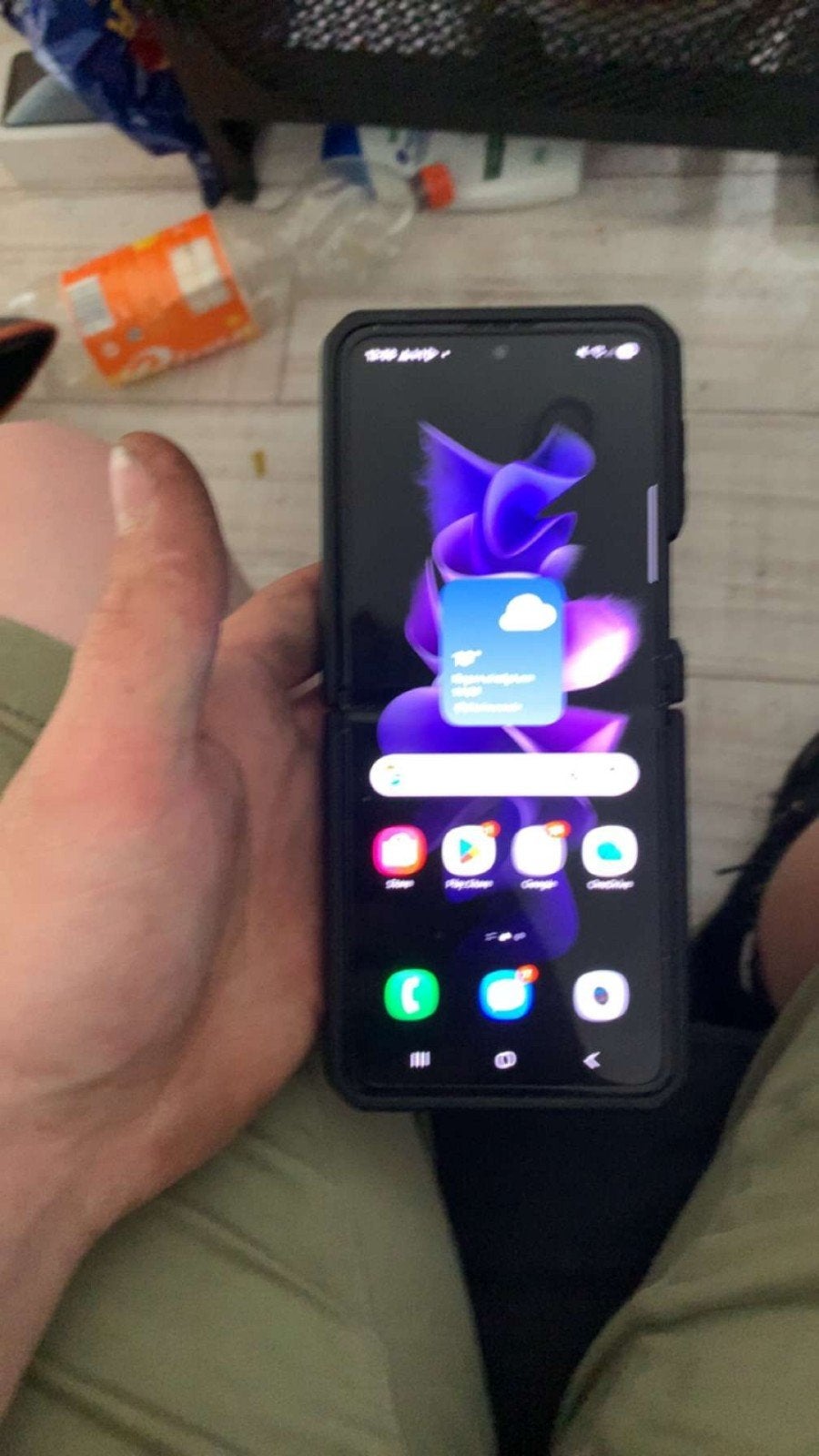 Samsung z flip 3 5g met doos ook teruil, Telecommunicatie, Mobiele telefoons | Samsung, 128 GB, Ophalen, Zwart, Galaxy Z Flip