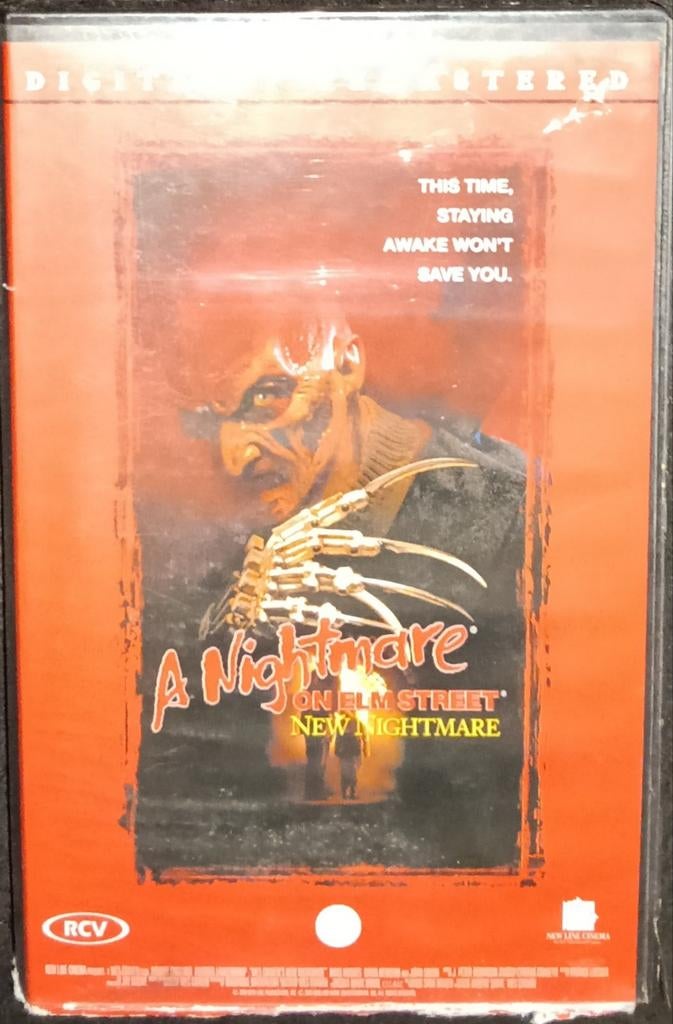 A Nightmare On Elm Street 7 A New Nightmare vhs, Cd's en Dvd's, VHS | Film, Vanaf 16 jaar, Ophalen of Verzenden, Zo goed als nieuw