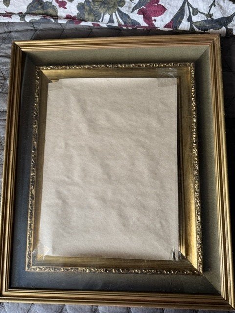 lijst, Gebruikt, 60 cm, Met ophangsysteem, Goud