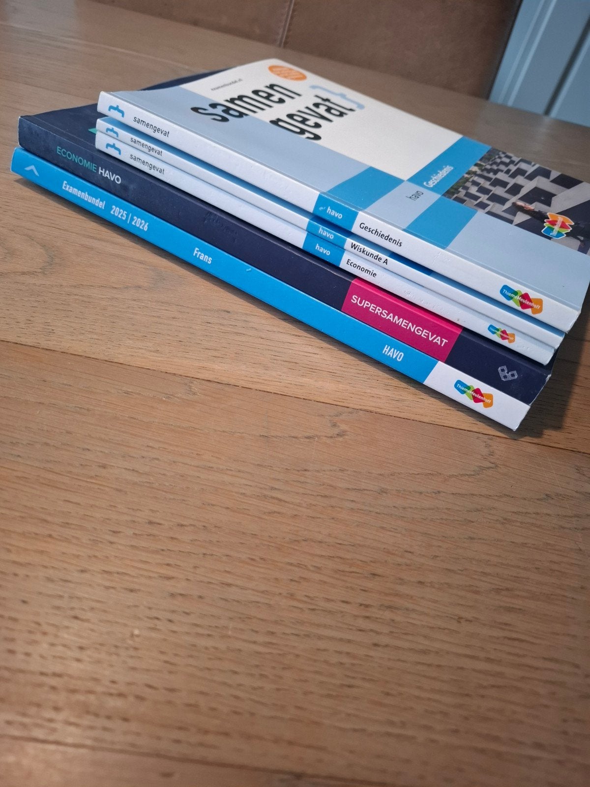 Examenbund en Samengevat HAVO (Wiskunde A, Economie, Geschi, Boeken, Schoolboeken, Ophalen of Verzenden, Zo goed als nieuw, HAVO