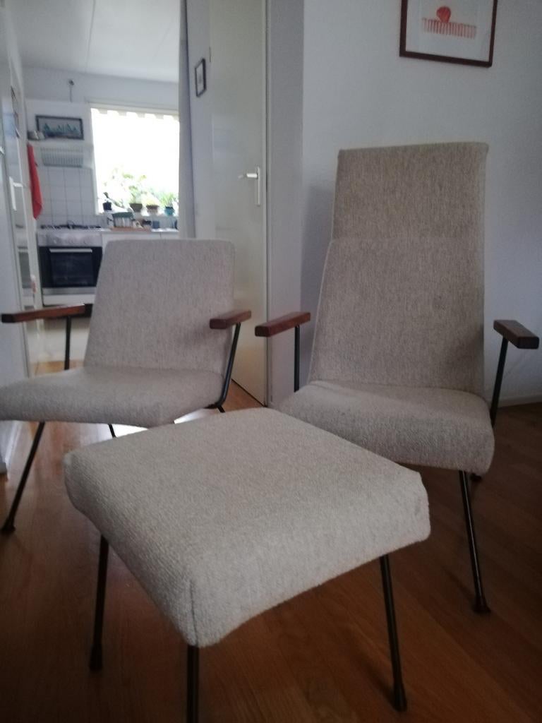 Zitmeubels Gispen, ontwerper Cordemeyer 1960, Design Pastoe, ontwerper Cordemeyer 1960, Zwart, Ophalen of Verzenden, Zo goed als nieuw