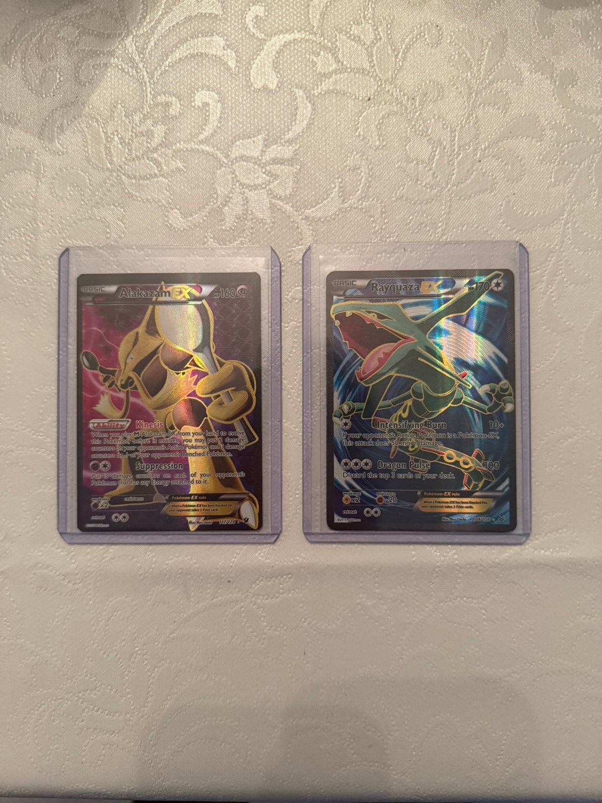 Pokémon kaarten EX FULL Art + 2 andere., Ophalen of Verzenden, Zo goed als nieuw, Meerdere kaarten