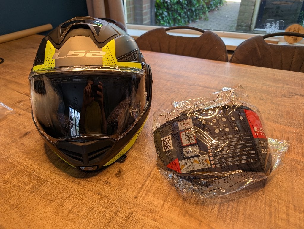 LS2 advant-x systeemhelm, Motoren, Kleding | Motorhelmen, Systeemhelm, L, Tweedehands, Ophalen