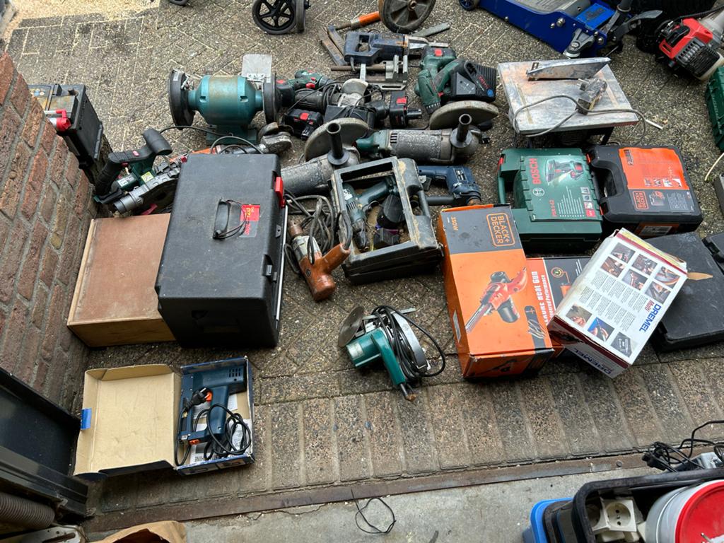 Grote partij elektrisch gereedschap - Diverse merken, Variabele snelheid, Overige typen, Ophalen of Verzenden, Gebruikt