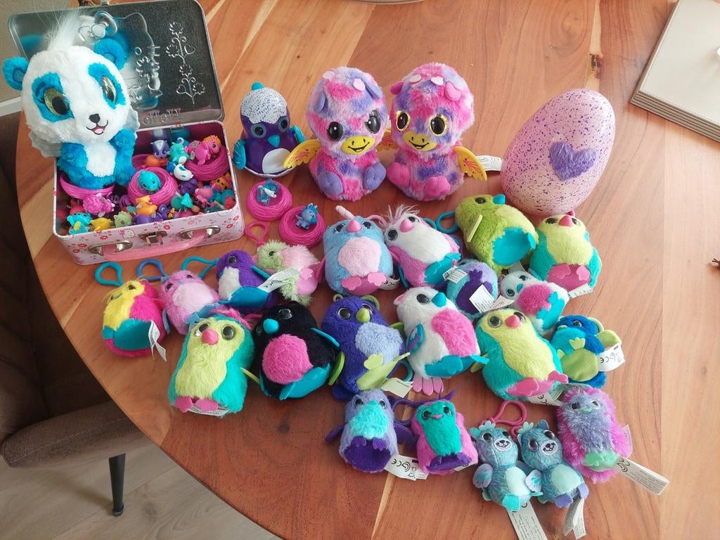 Grote collectie Hatchimals: knuffels, figuren en ei, Overige merken, Overige karakters, Overige typen, Ophalen of Verzenden