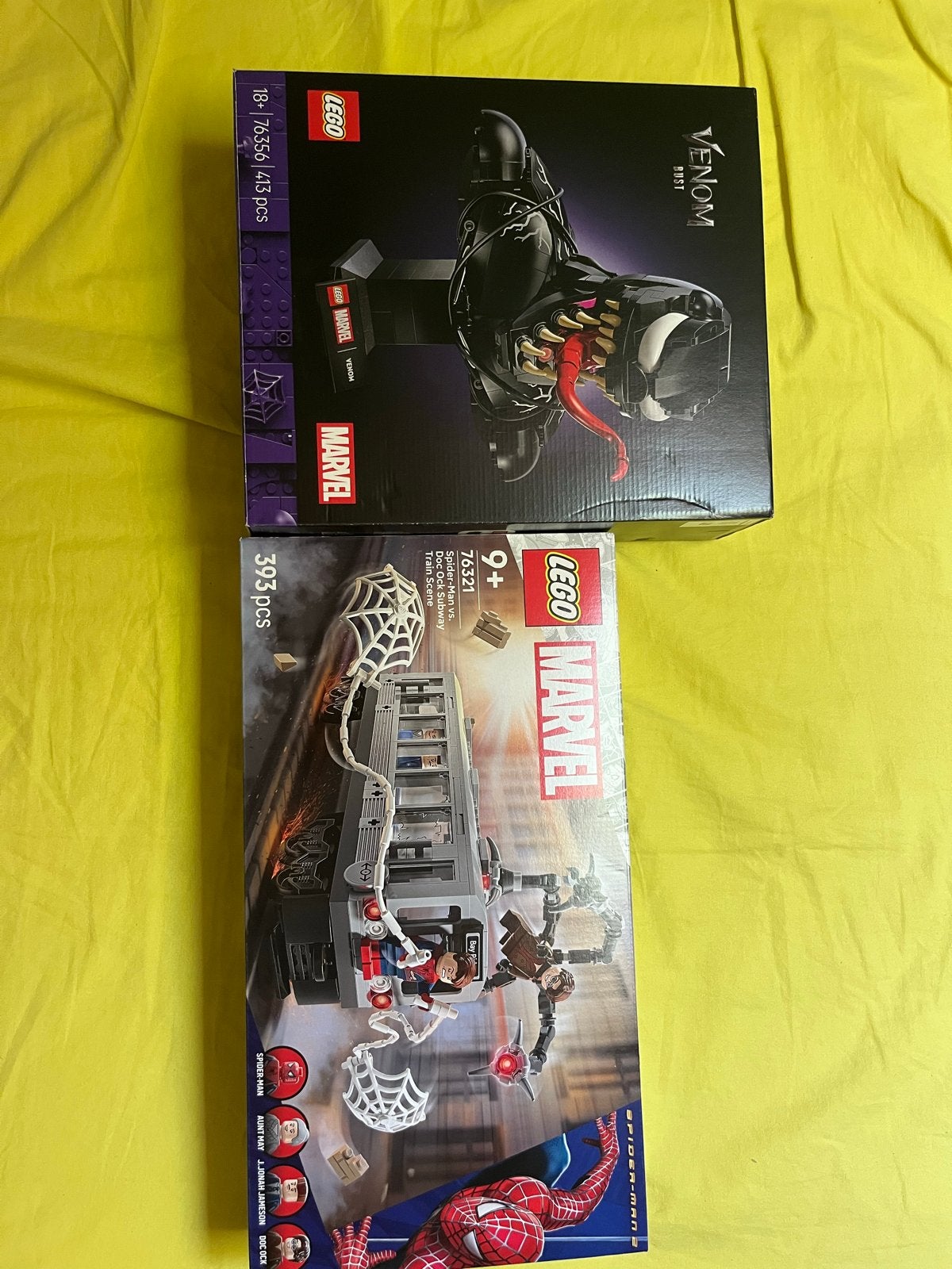AL OPENGEMAAKT!! Lego Venom (76356)&SpiderMan Trein (76321), Ophalen of Verzenden, Nieuw