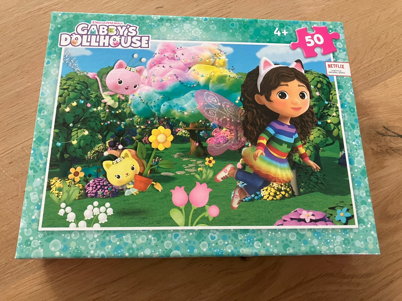 Puzzel Gabby’s Dollhouse - 50 stukjes, Ophalen, 10 tot 50 stukjes, Zo goed als nieuw, 4 tot 6 jaar