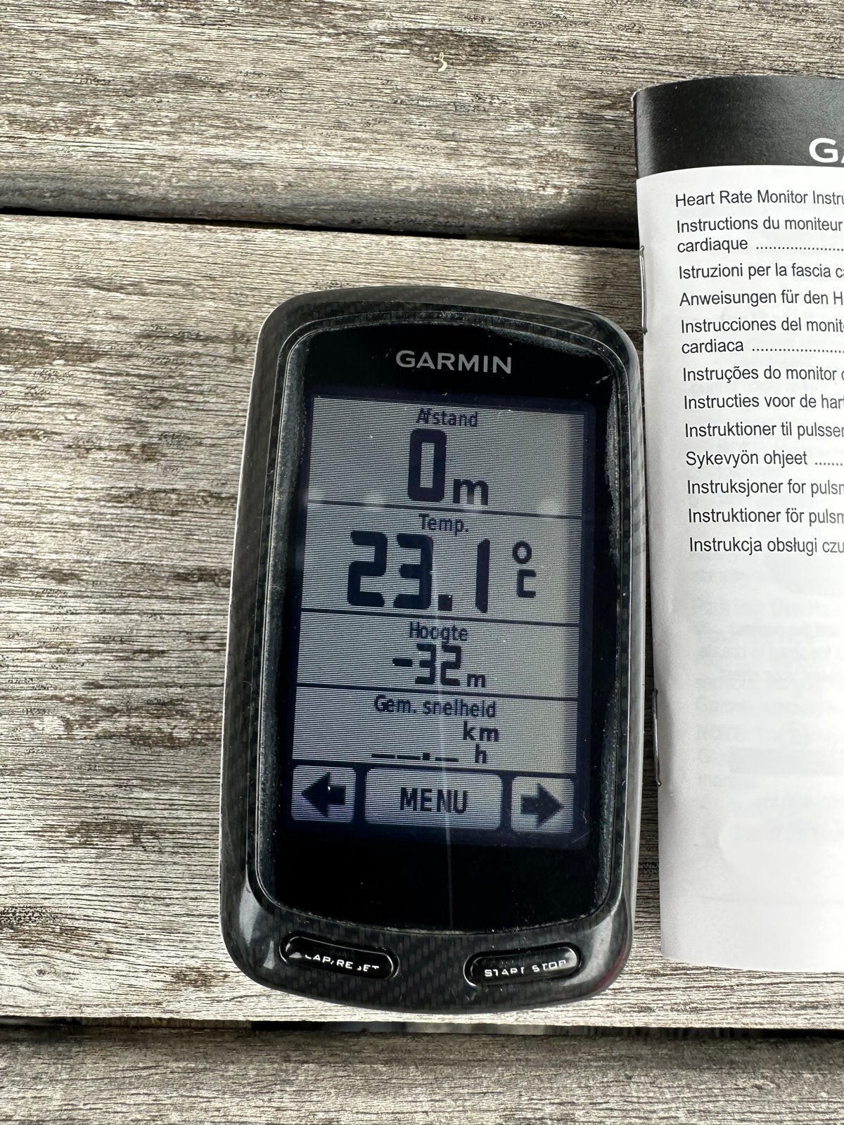 Garmin Edge 800 GPS fietscomputer met City Navigator, Ophalen of Verzenden, GPS, Gebruikt