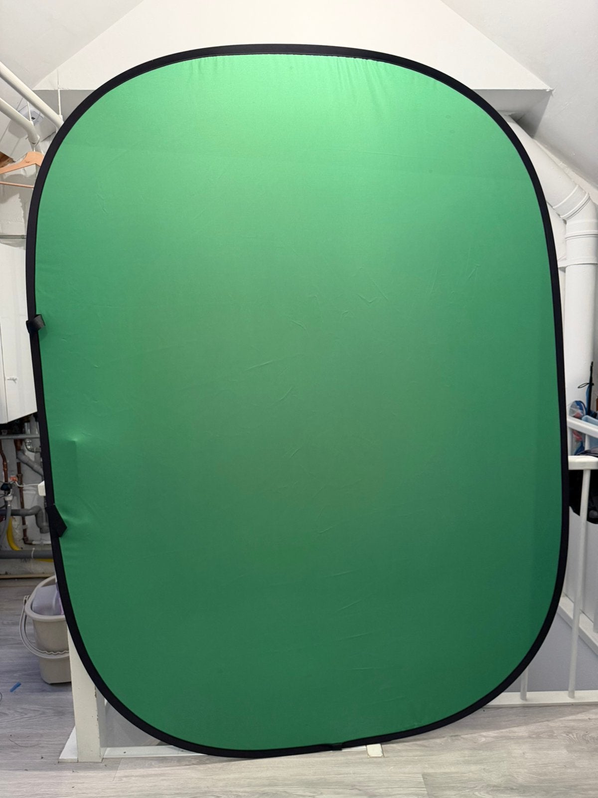 Green/Blue Screen Achtergrond met Statief Ophanging, Ophalen, Zo goed als nieuw, Achtergrond