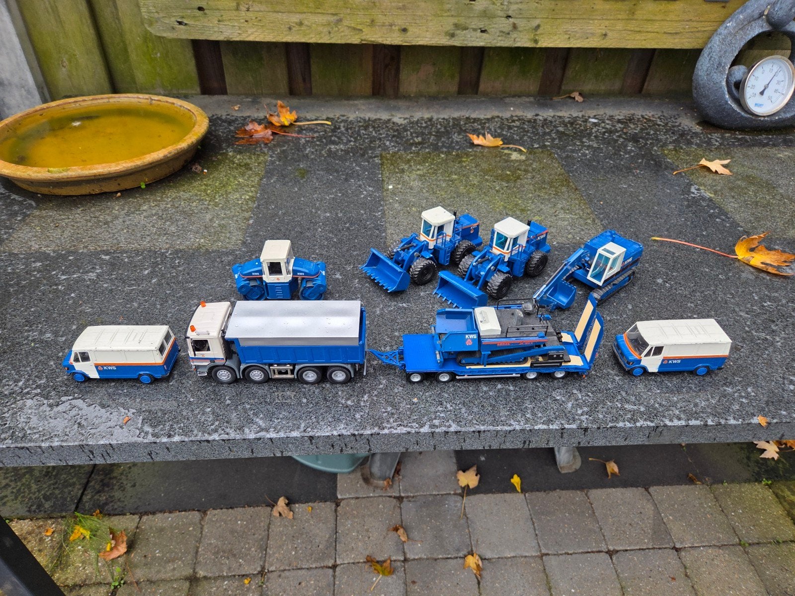 NZG en Conrad originele KWS miniaturen., Hobby en Vrije tijd, Ophalen of Verzenden, Zo goed als nieuw, Hijskraan, Tractor of Landbouw