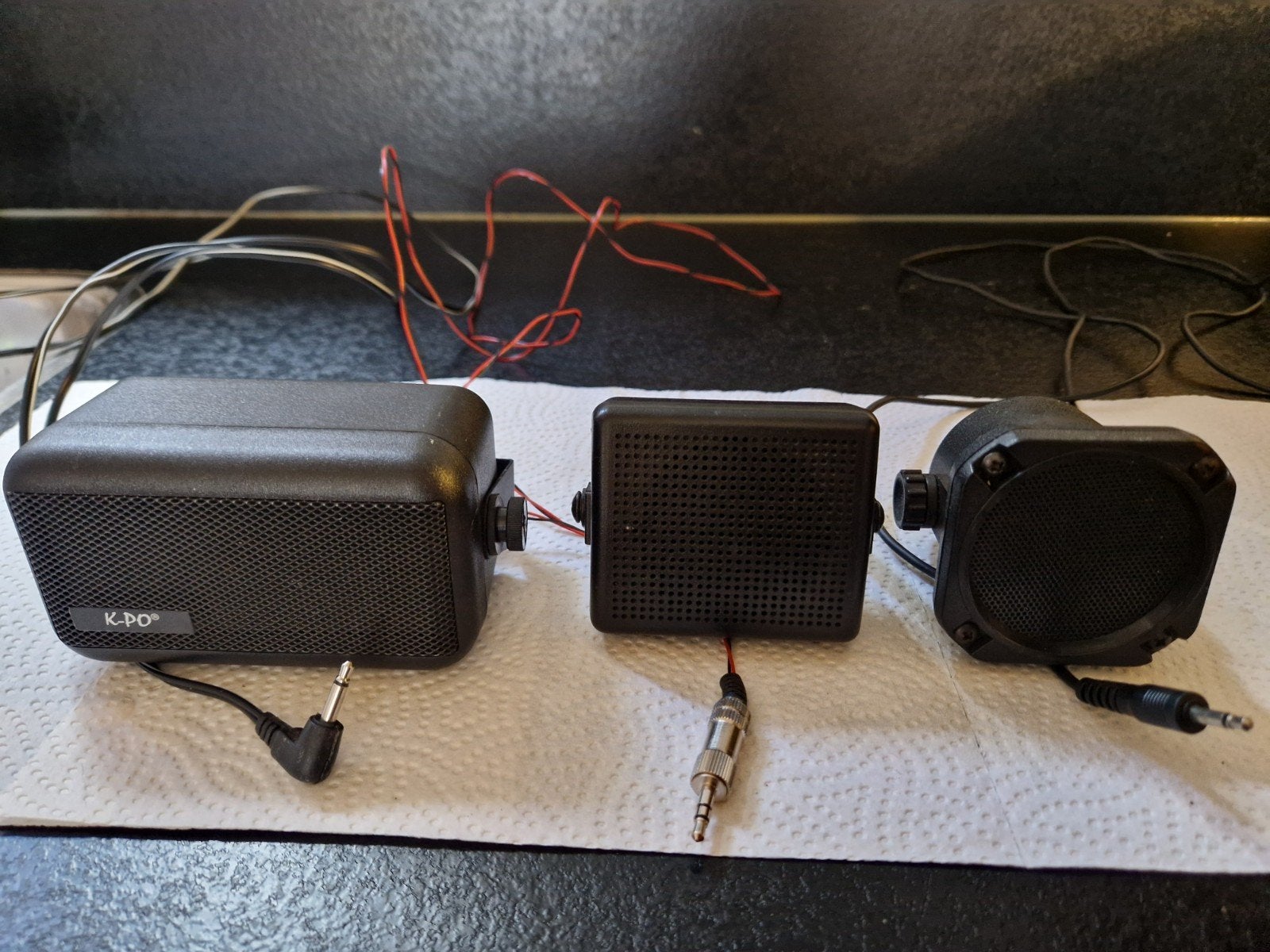 Set van 2 externe luidsprekers (Nokia, Pan) voor 27mc, Ophalen of Verzenden, Gebruikt