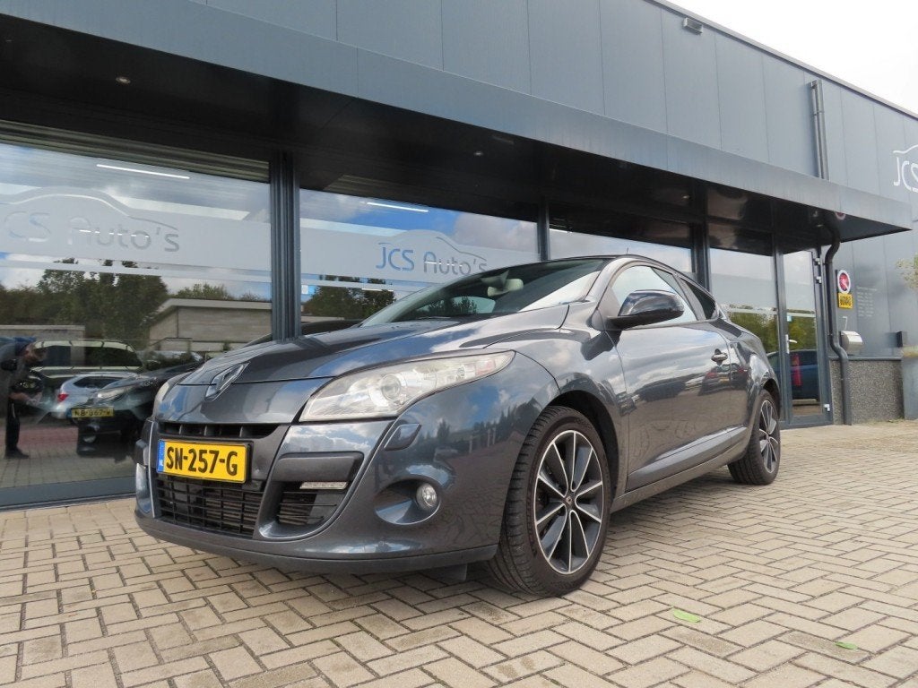 Renault MEGANE 2.0 TCE Dynamique Ecc Leder Navi 2x Pdc 2009, Auto's, Gebruikt, 1295 kg, 4 cilinders, Zwart