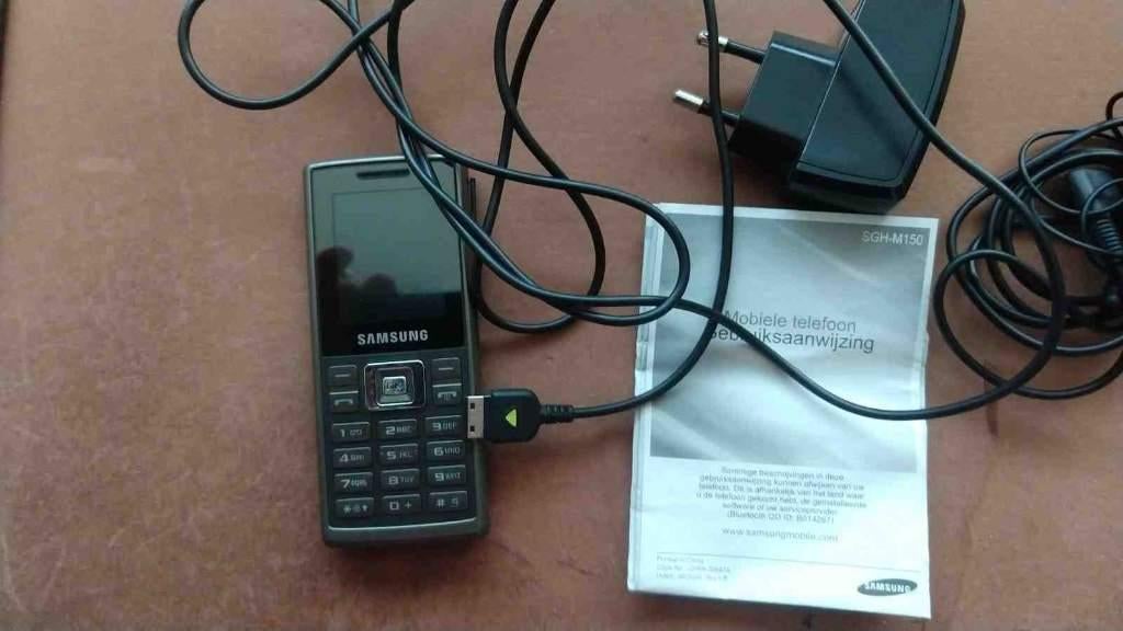 Samsung SGH-M150 mobiele telefoon, Telecommunicatie, Zwart, Overige systemen, Ophalen of Verzenden, Zo goed als nieuw