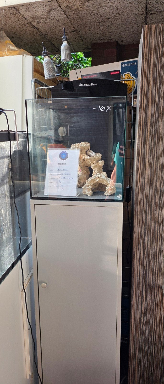 Zomerkorting! Mooi zeeaquarium van 80L met meubel, Ophalen, Zo goed als nieuw, Leeg aquarium