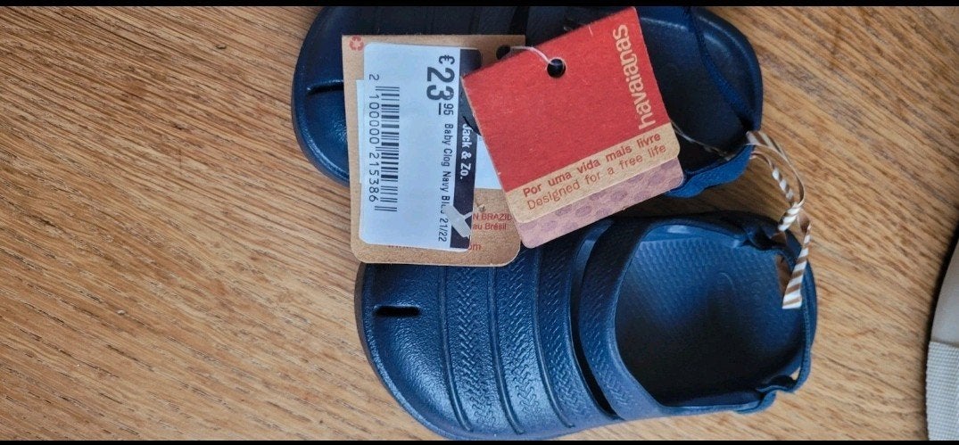 Havaianas crocs navy maat 20 nieuw, Jongen of Meisje, Schoenen, Nieuw, Ophalen of Verzenden
