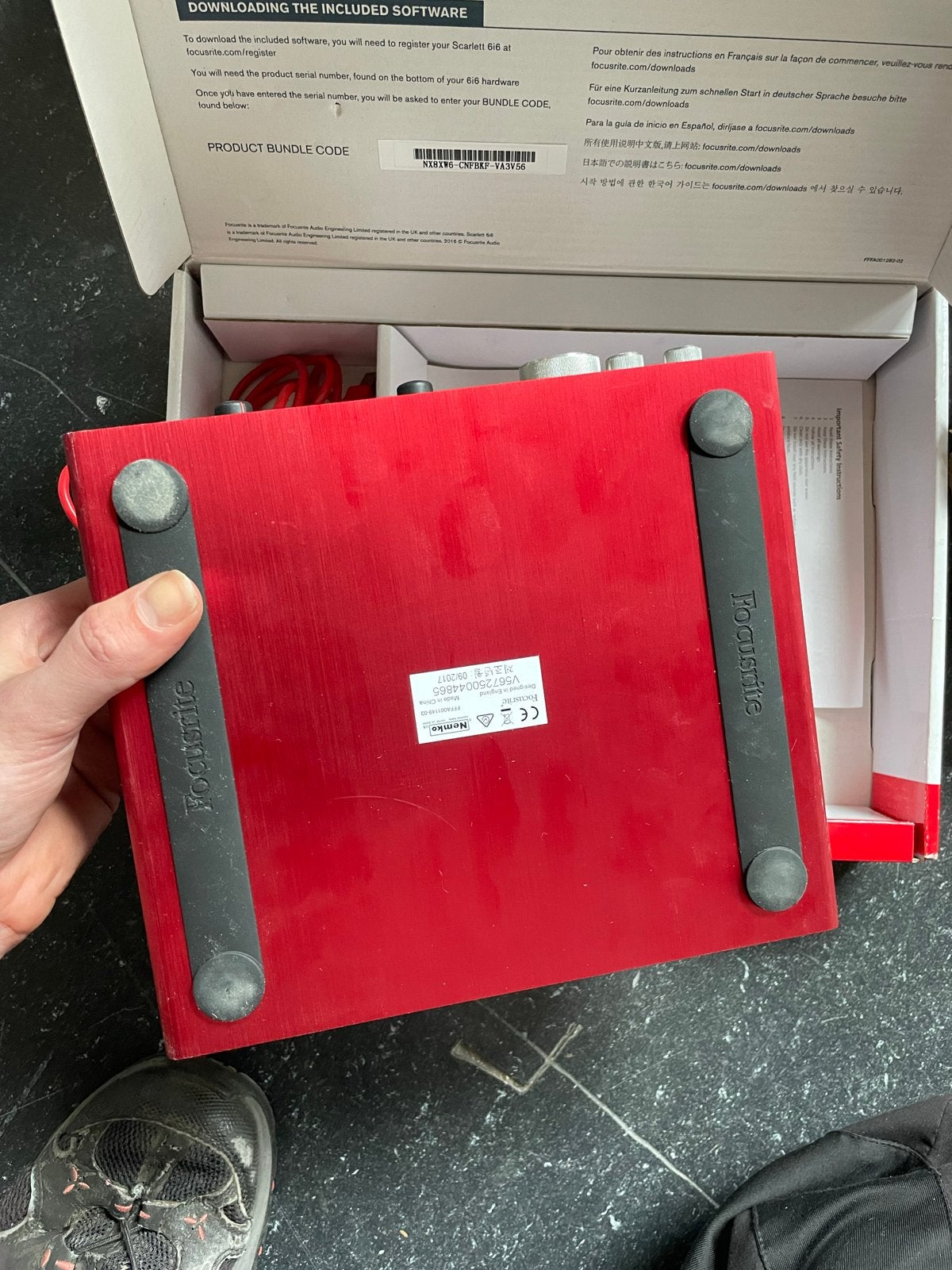 Focusrite Scarlett 6i6 2e Gen USB Audio Interface, Ophalen of Verzenden, Zo goed als nieuw