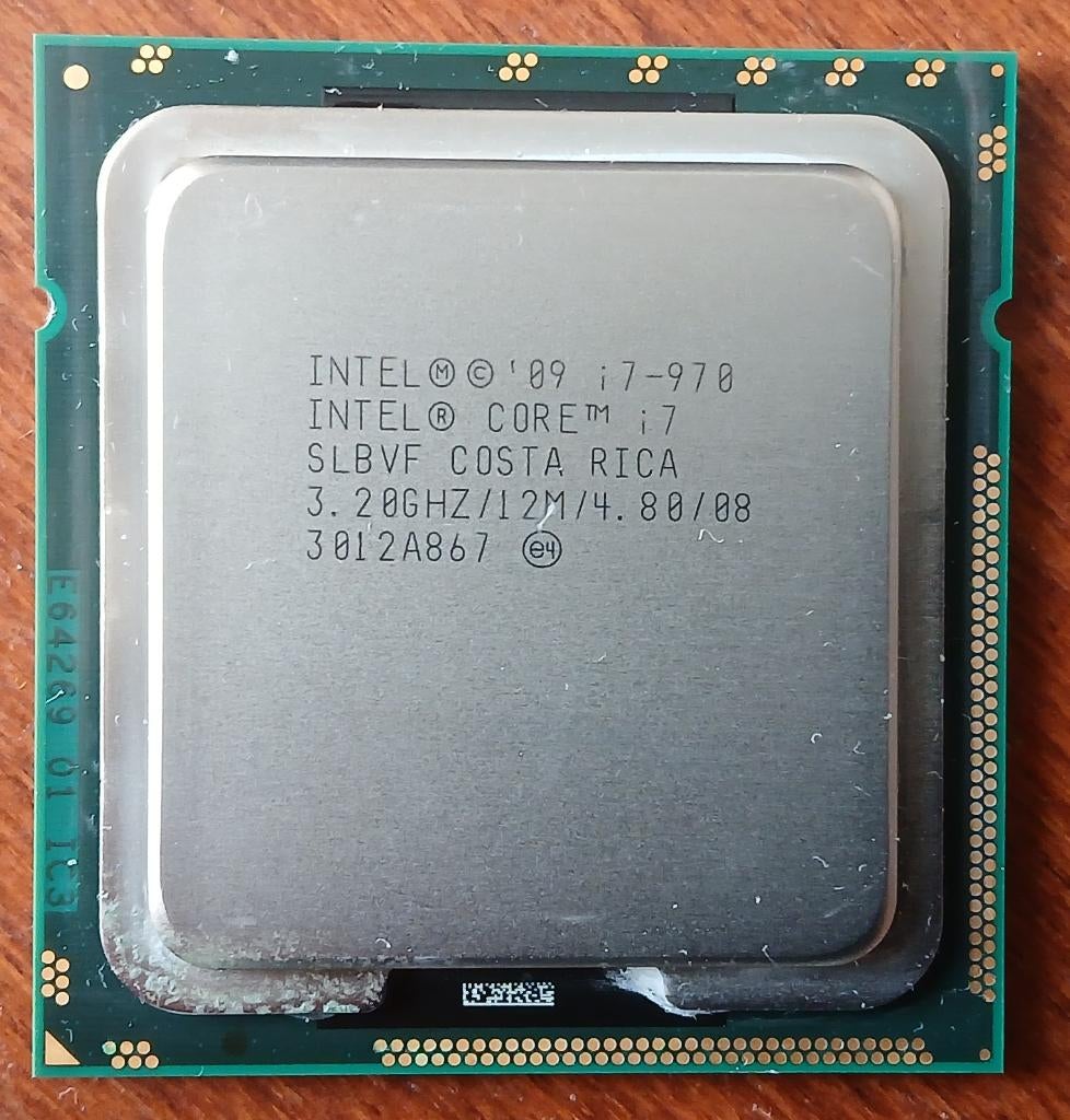 Intel Core i7-970, Computers en Software, Processors, 6-core, Gebruikt, Ophalen of Verzenden, LGA 1366