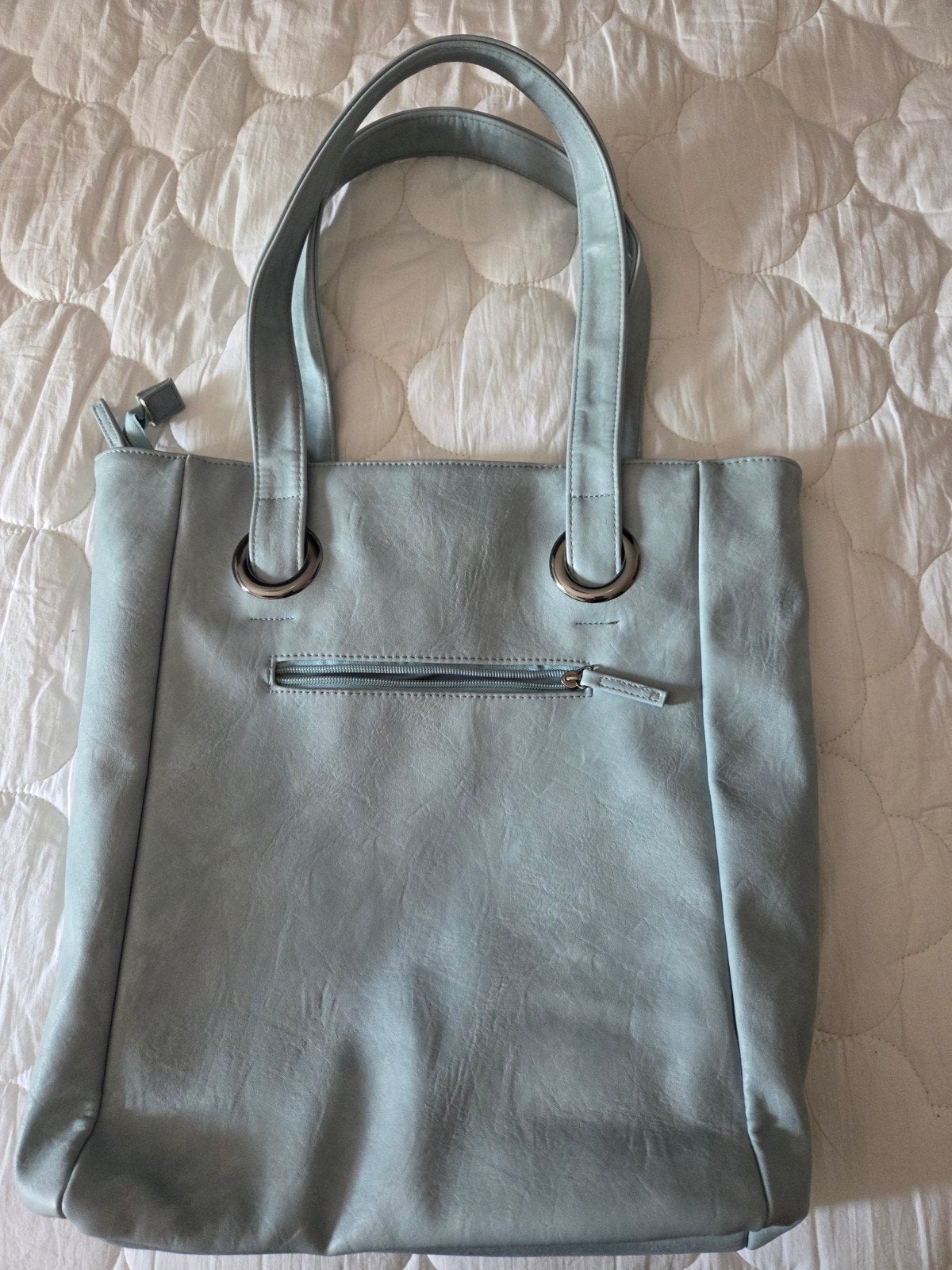 Nieuwe lichtblauwe dames schouder laptoptas 40x40 cm, Ophalen of Verzenden
