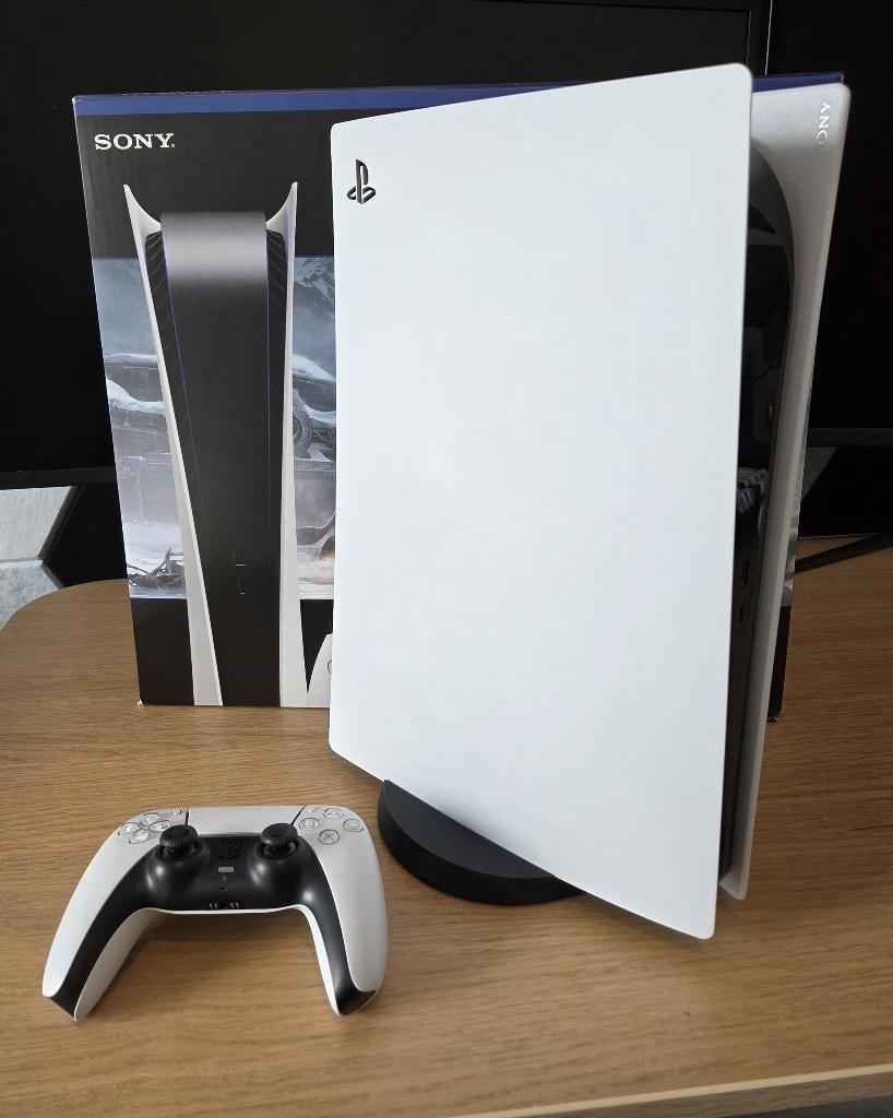 PS5 Digital Edition 825 GB, Spelcomputers en Games, Spelcomputers | Sony PlayStation 5, Ophalen, Zo goed als nieuw, Playstation 5 Digital