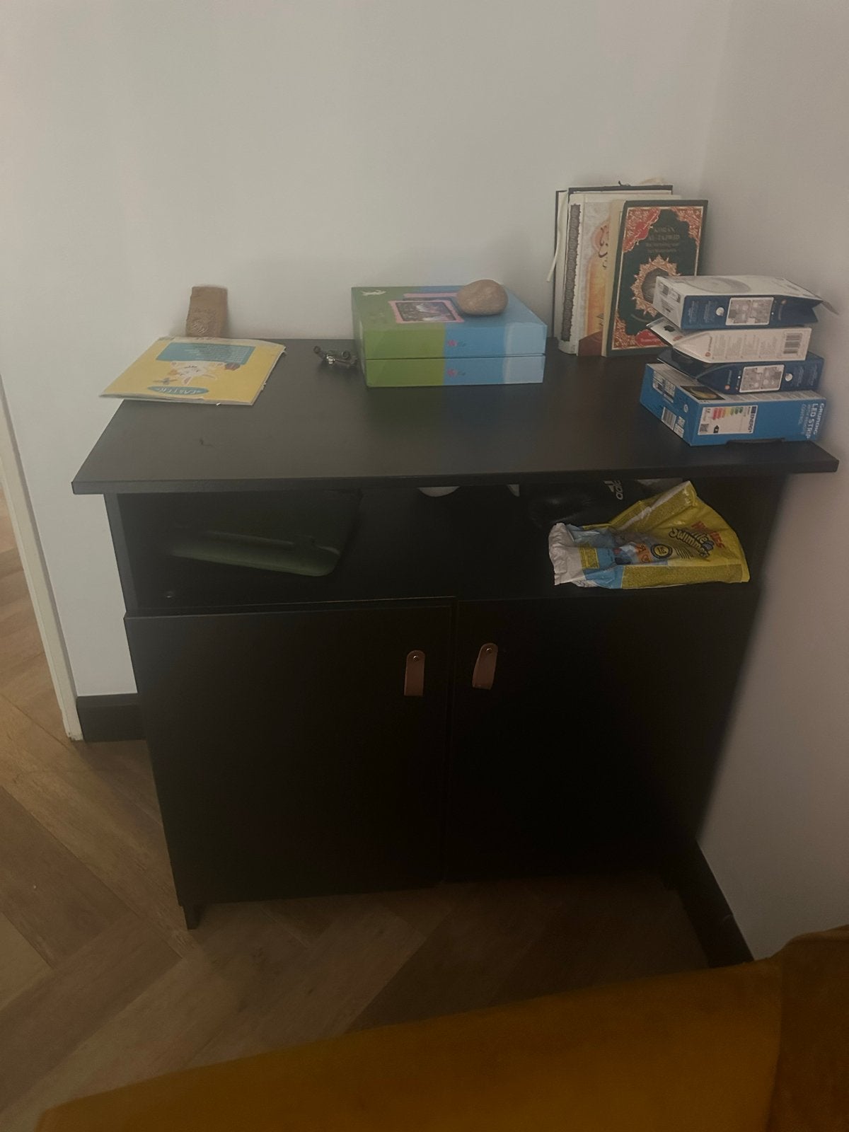 Zwart commode, Ophalen, Gebruikt, Minder dan 50 cm, Minder dan 75 cm